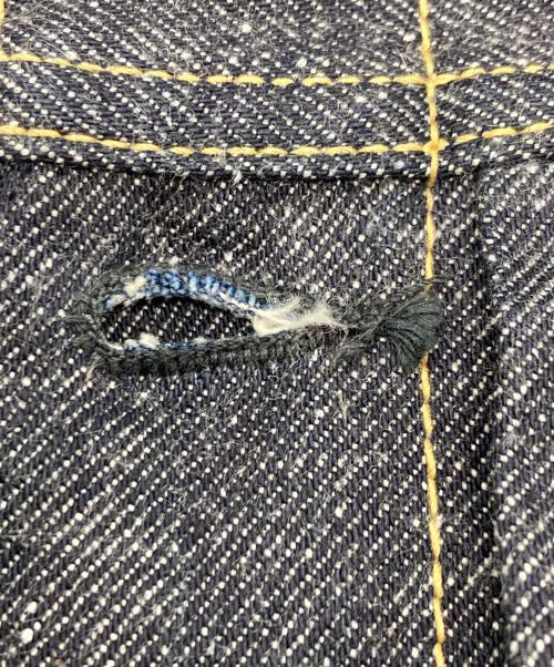 gold（ゴールド）GOLD (ゴールド) RECYCLED WASTE SUVIN COTTON YARN 14oz.DENIM JACKET インディゴ サイズ:W38の古着・服飾アイテム