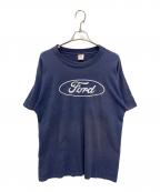 FRUIT OF THE LOOMフルーツオブザルーム）の古着「［古着］Ford プリントTシャツ」｜ネイビー