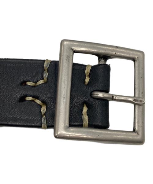 VINTAGE WORKS（ヴィンテージワークス）VINTAGE WORKS (ヴィンテージワークス) 7ホールレザーベルト ブラックの古着・服飾アイテム