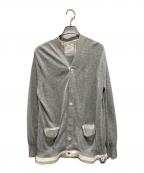 sacaiサカイ）の古着「裾切替カーディガン」｜グレー