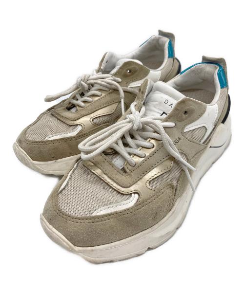 D.A.T.E.（デイト）D.A.T.E. (デイト) FUGA DRAGONスニーカー ベージュ サイズ:23.5cmの古着・服飾アイテム
