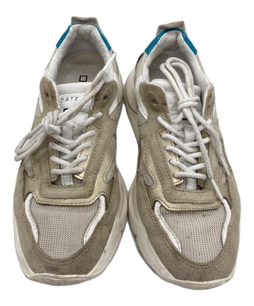 D.A.T.E.（デイト）D.A.T.E. (デイト) FUGA DRAGONスニーカー ベージュ サイズ:23.5cmの古着・服飾アイテム