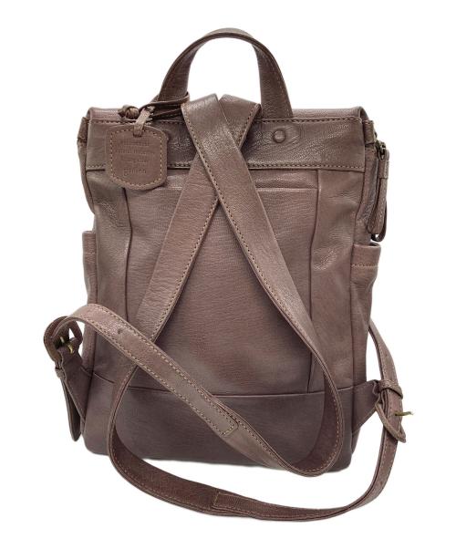 genten（ゲンテン）genten (ゲンテン) ゴートベーシックレザーリュック グレーの古着・服飾アイテム