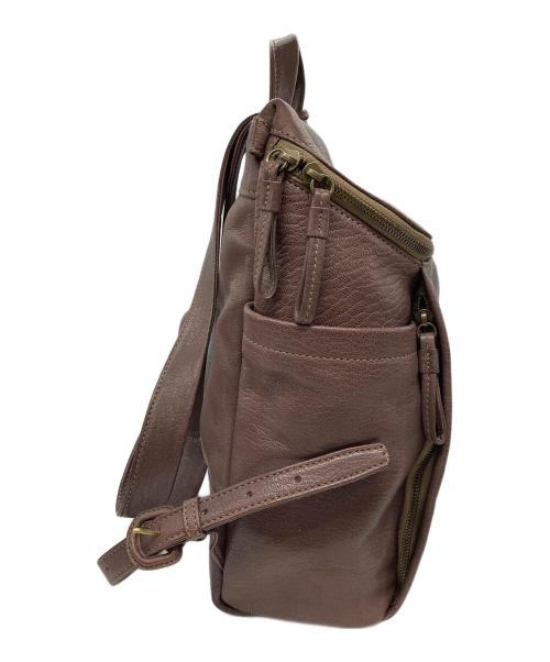 genten（ゲンテン）genten (ゲンテン) ゴートベーシックレザーリュック グレーの古着・服飾アイテム