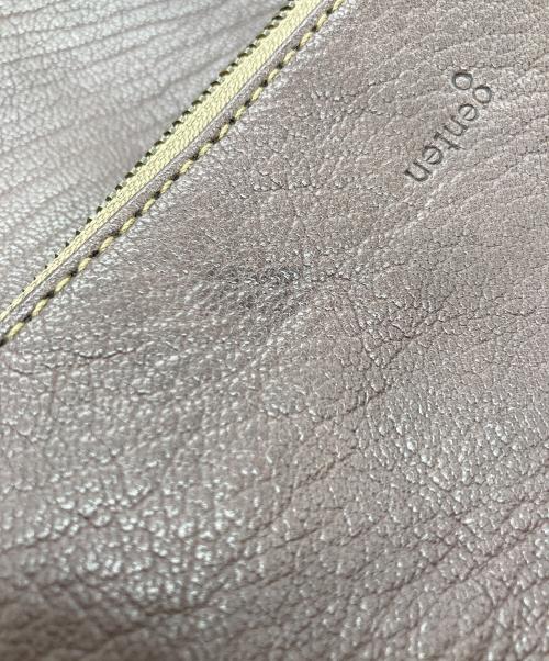 genten（ゲンテン）genten (ゲンテン) ゴートベーシックレザーリュック グレーの古着・服飾アイテム