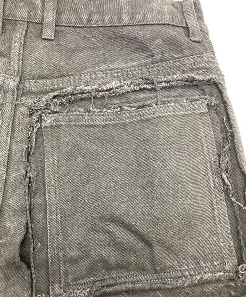 no mass prod（ノーマスプロッド）NO MASS PROD (ノーマスプロッド) denim shorts ブラック サイズ:Sの古着・服飾アイテム