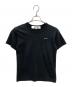 PLAY COMME des GARCONS（プレイ コムデギャルソン）の古着「Cotton crew-neck T-Shirt」｜ブラック