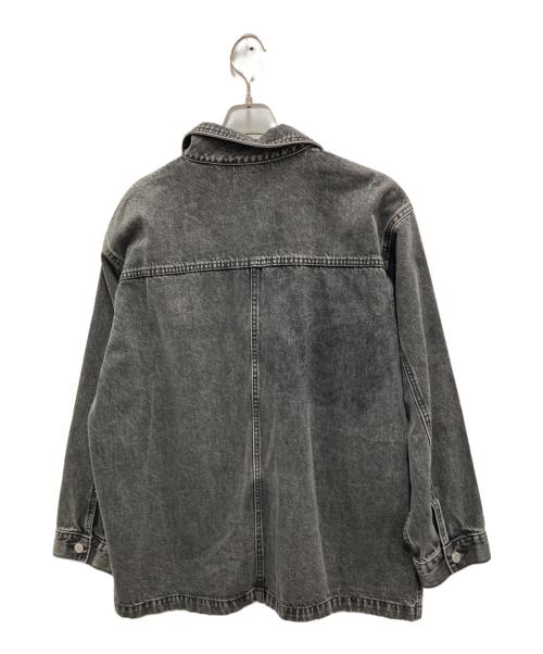 KBF（ケービーエフ）KBF (ケービーエフ) デニムカバーオール ブラック サイズ:FREEの古着・服飾アイテム