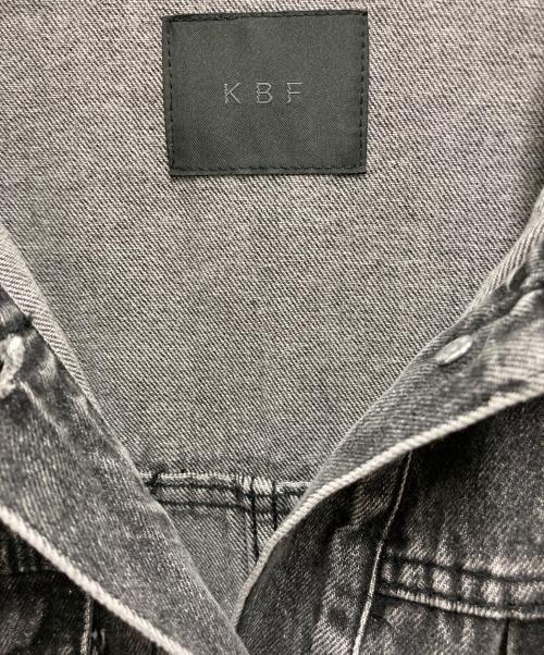 KBF（ケービーエフ）KBF (ケービーエフ) デニムカバーオール ブラック サイズ:FREEの古着・服飾アイテム