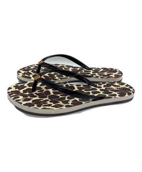 TORY BURCH（トリーバーチ）TORY BURCH (トリーバーチ) CHELSEA FLIP FLOP ベージュ×ブラウン サイズ:7の古着・服飾アイテム