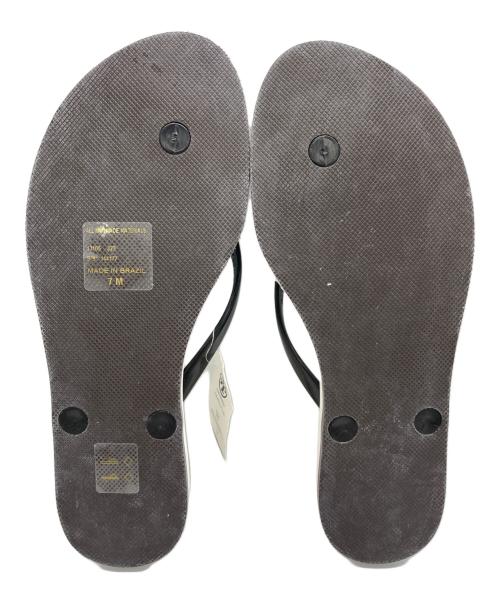 TORY BURCH（トリーバーチ）TORY BURCH (トリーバーチ) CHELSEA FLIP FLOP ベージュ×ブラウン サイズ:7の古着・服飾アイテム