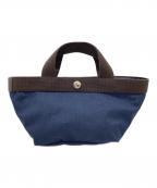 Herve Chapelierエルベシャプリエ）の古着「701C 舟型トートS」｜ネイビー