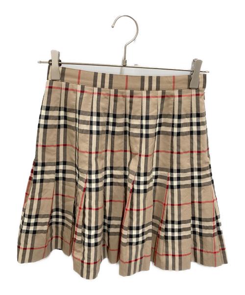 Burberry's（バーバリー）Burberry's (バーバリーズ) ノバチェックスカート ベージュ サイズ:記載なしの古着・服飾アイテム