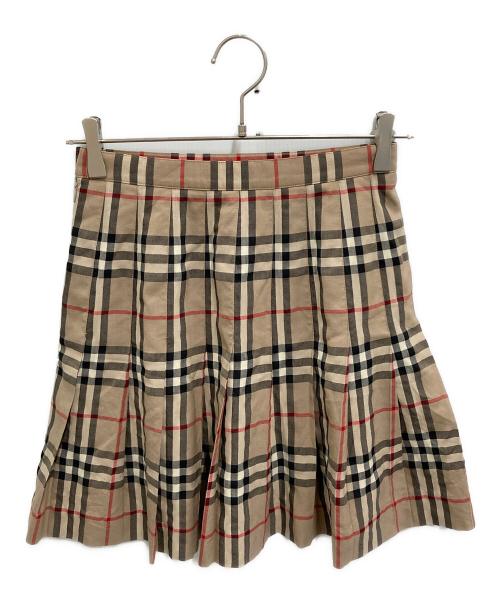 Burberry's（バーバリー）Burberry's (バーバリーズ) ノバチェックスカート ベージュ サイズ:記載なしの古着・服飾アイテム