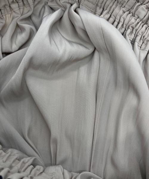 BLUE LABEL CRESTBRIDGE（ブルーレーベルクレストブリッジ）BLUE LABEL CRESTBRIDGE (ブルーレーベルクレストブリッジ) リバーシブルチェックスカー グレー サイズ:38の古着・服飾アイテム