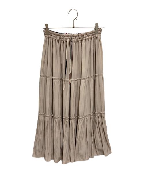 BLUE LABEL CRESTBRIDGE（ブルーレーベルクレストブリッジ）BLUE LABEL CRESTBRIDGE (ブルーレーベルクレストブリッジ) リバーシブルチェックスカー グレー サイズ:38の古着・服飾アイテム