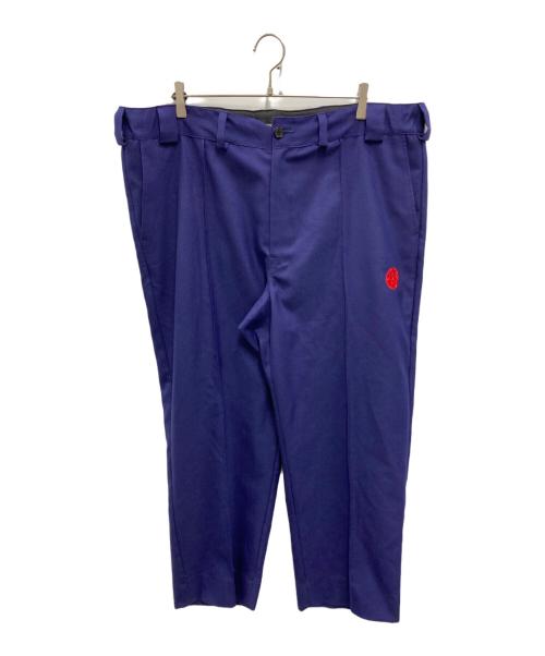 COTTON PAN（コットンパン）COTTON PAN (コットンパン) 刺繍タックスラックス パープル サイズ:1の古着・服飾アイテム