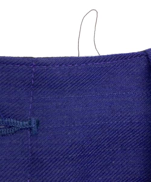 COTTON PAN（コットンパン）COTTON PAN (コットンパン) 刺繍タックスラックス パープル サイズ:1の古着・服飾アイテム