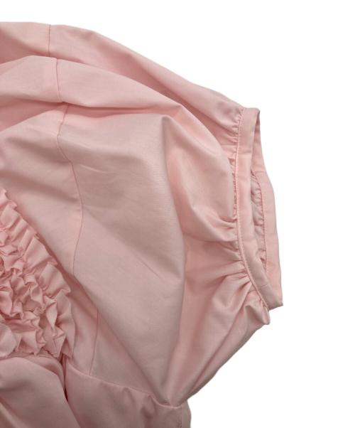 rosy monster（ロージーモンスター）rosy monster (ロージーモンスター) AJISAI mini frill puff OP ピンク サイズ:S 未使用品の古着・服飾アイテム