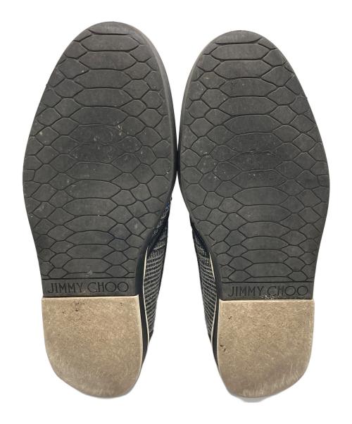 JIMMY CHOO（ジミーチュウ）JIMMY CHOO (ジミーチュウ) スタッズスリッポン グレー サイズ:不明の古着・服飾アイテム