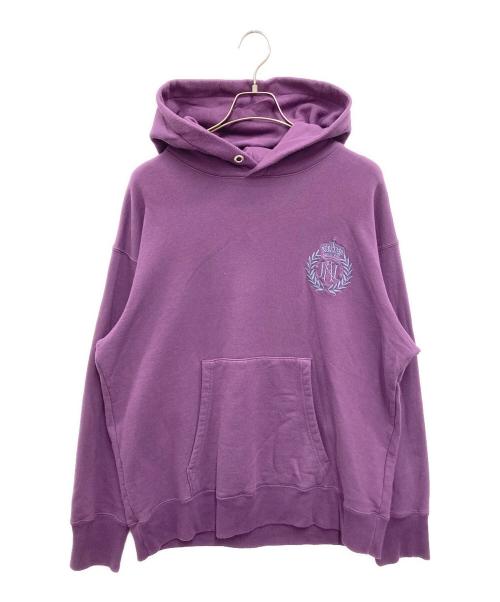 nanamica（ナナミカ）nanamica (ナナミカ) AWAKE (アウェイク) プルオーバーパーカー パープル サイズ:Mの古着・服飾アイテム
