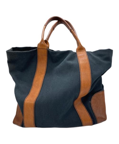 Yves Saint Laurent Rive Gauche（イヴ・サンローラン リヴ・ゴーシュ）Yves Saint Laurent Rive Gauche (イヴ・サンローラン リヴ・ゴーシュ) ［古着］キャンバストートバッグ ブラックの古着・服飾アイテム