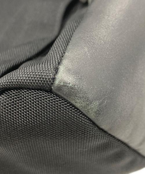 GUCCI（グッチ）GUCCI (グッチ) ナイロンレザーリュック ブラックの古着・服飾アイテム