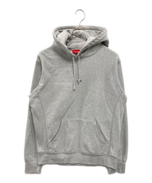 SUPREME（シュプリーム）Supreme (シュプリーム) Micro Logo Hooded グレー サイズ:Mの古着・服飾アイテム