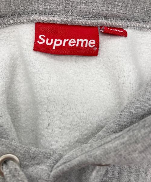 SUPREME（シュプリーム）Supreme (シュプリーム) Micro Logo Hooded グレー サイズ:Mの古着・服飾アイテム