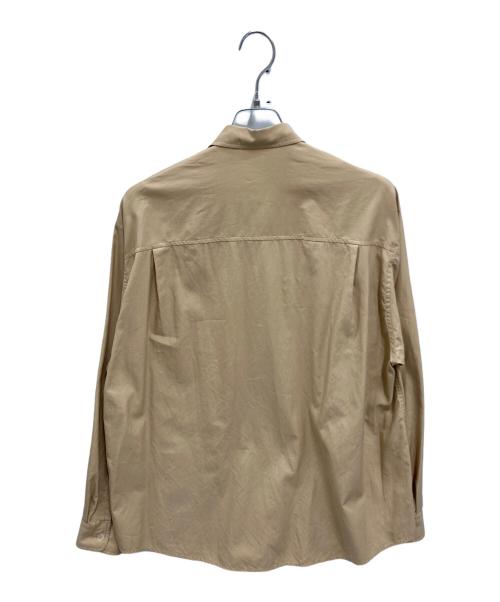 AURALEE（オーラリー）AURALEE (オーラリー) WASHED FINX TWILL BIG SHIRT ベージュ サイズ:4の古着・服飾アイテム