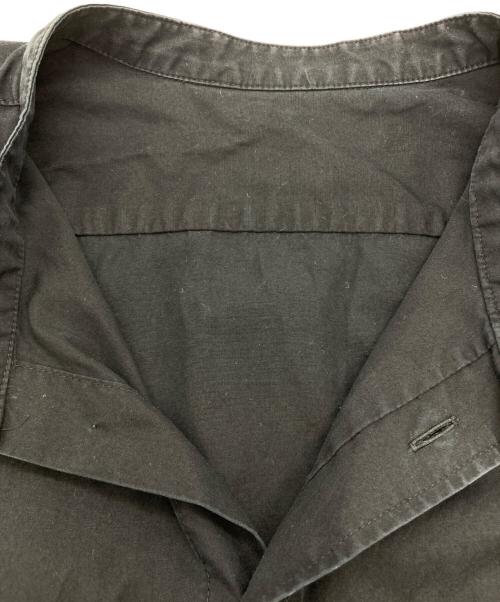 GROUND Y（グラウンドワイ）GROUND Y (グラウンドワイ) バンドカラーシャツ ブラック サイズ:1の古着・服飾アイテム