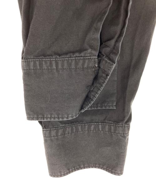 GROUND Y（グラウンドワイ）GROUND Y (グラウンドワイ) バンドカラーシャツ ブラック サイズ:1の古着・服飾アイテム