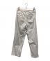 YARDSALE (ヤードセール) 刺繍ロゴタックパンツ ホワイト サイズ:M：3000円