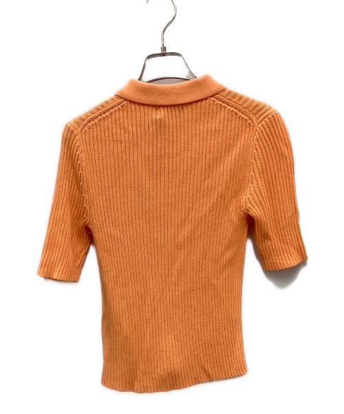 POLO RALPH LAUREN（ポロ・ラルフローレン）POLO RALPH LAUREN (ポロ・ラルフローレン) ショートスリーブPOLOカーディガン オレンジ サイズ:XSの古着・服飾アイテム