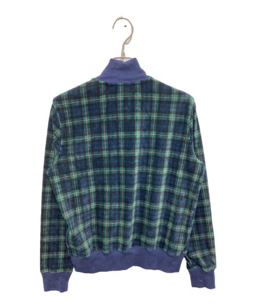 POLO RALPH LAUREN（ポロ・ラルフローレン）POLO RALPH LAUREN (ポロ・ラルフローレン) チェックコーデュロイプルオーバー ネイビー×グリーン サイズ:XLの古着・服飾アイテム