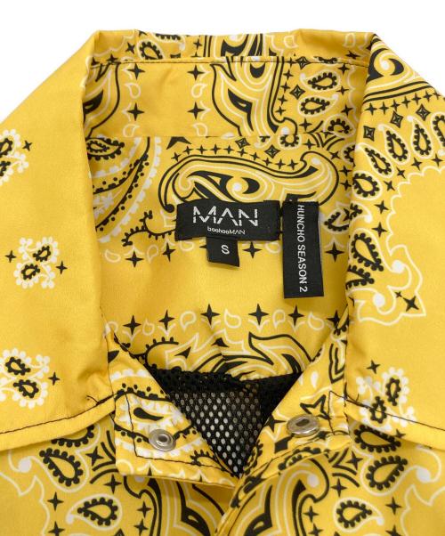 boohooMAN（ブーフーマン）boohooMAN (ブーフーマン) コーチジャケット イエロー サイズ:Sの古着・服飾アイテム