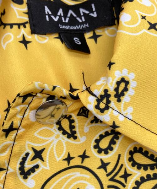 boohooMAN（ブーフーマン）boohooMAN (ブーフーマン) コーチジャケット イエロー サイズ:Sの古着・服飾アイテム