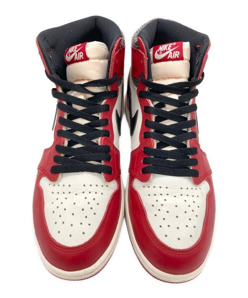 NIKE（ナイキ）NIKE (ナイキ) AIR JORDAN 1 RETRO HIGH OG CHICAGO ”LOST & FOUND” レッド×ホワイト サイズ:27.5cmの古着・服飾アイテム