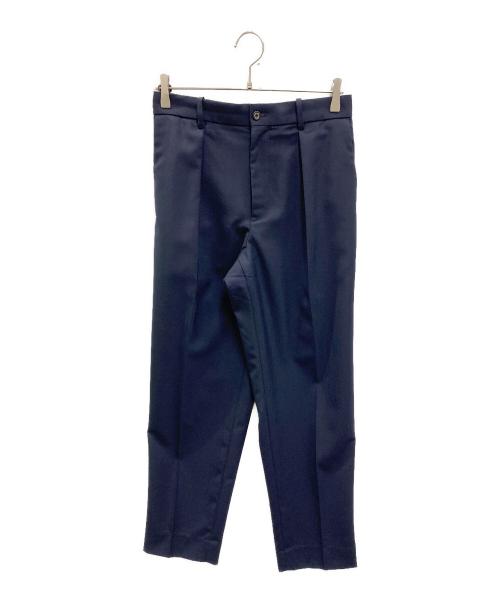 MARKAWARE（マーカウェア）MARKAWARE (マーカウェア) オーガニックウールトロピカルペグトップスラックス ネイビー サイズ:3の古着・服飾アイテム