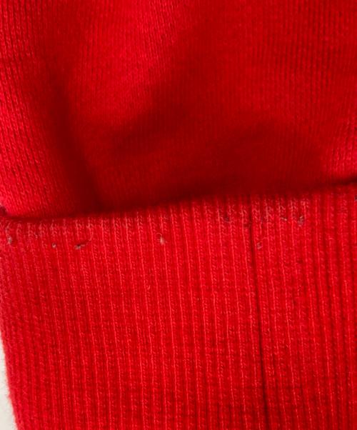 Maison MIHARA YASUHIRO（メゾン ミハラ ヤスヒロ）Maison MIHARA YASUHIRO (メゾン ミハラ ヤスヒロ) サスペンダーオフショルスウェット レッド サイズ:36の古着・服飾アイテム