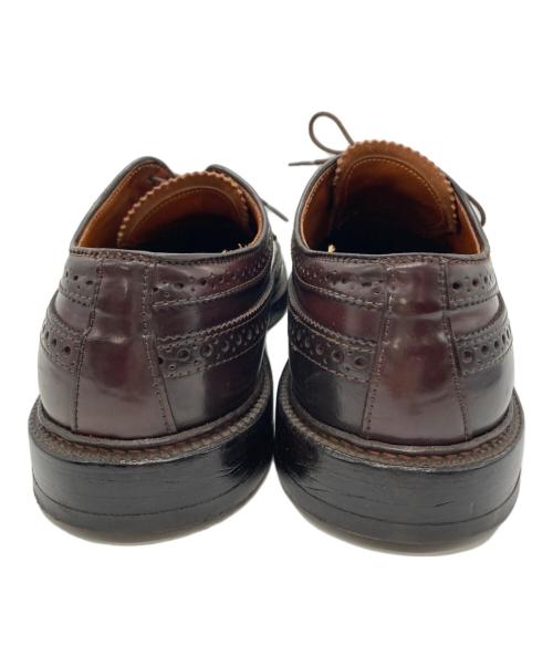 Alden（オールデン）ALDEN (オールデン) コードバン ロングウイングチップシューズ ブラウン サイズ:8Dの古着・服飾アイテム