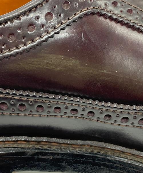 Alden（オールデン）ALDEN (オールデン) コードバン ロングウイングチップシューズ ブラウン サイズ:8Dの古着・服飾アイテム