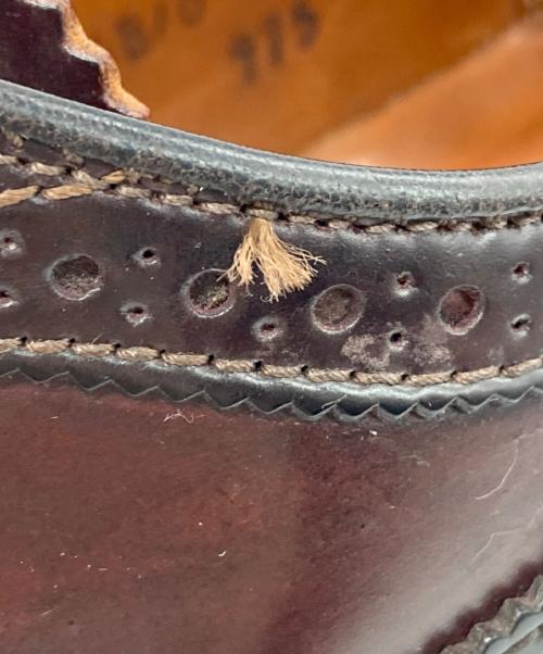 Alden（オールデン）ALDEN (オールデン) コードバン ロングウイングチップシューズ ブラウン サイズ:8Dの古着・服飾アイテム