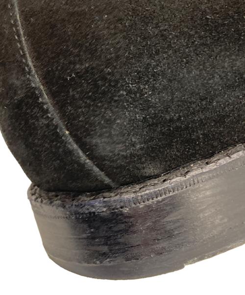 Jalan Sriwijaya（ジャランスリウァヤ）Jalan Sriwijaya (ジャランスリウァヤ) BEAMS Lights (ビームスライト) スウェードコインローファー ブラック サイズ:8 1/2の古着・服飾アイテム