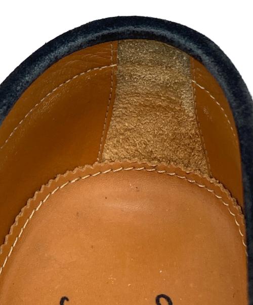 Jalan Sriwijaya（ジャランスリウァヤ）Jalan Sriwijaya (ジャランスリウァヤ) BEAMS Lights (ビームスライト) スウェードコインローファー ブラック サイズ:8 1/2の古着・服飾アイテム