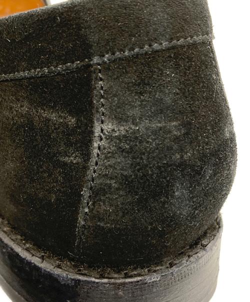 Jalan Sriwijaya（ジャランスリウァヤ）Jalan Sriwijaya (ジャランスリウァヤ) BEAMS Lights (ビームスライト) スウェードコインローファー ブラック サイズ:8 1/2の古着・服飾アイテム