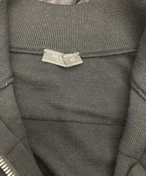 PRADA（プラダ）PRADA (プラダ) ナイロン切替パーカー ブラック サイズ:52の古着・服飾アイテム