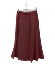 theory luxe（セオリーリュクス）の古着「MARGOT LOUISE フレアスカート」｜レッド