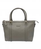 GUCCIグッチ）の古着「GGマイクログッチシマ2WAYショルダーバック」｜グレー