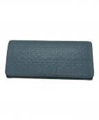 LOEWEロエベ）の古着「リピートアナグラム長財布」｜ブルー